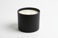 3 wick matte black candle